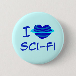 Ich liebe Science-Fiction Button