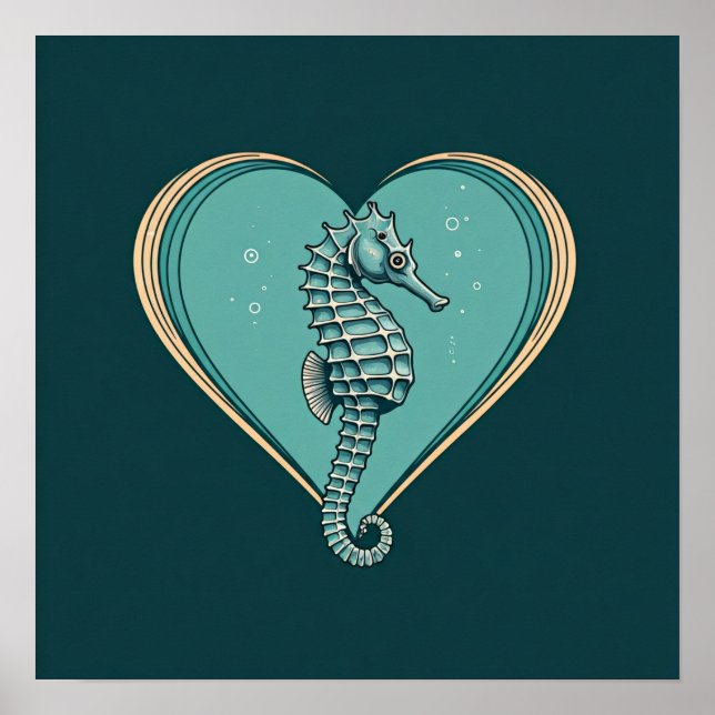 Ich liebe Seepferde Poster (Vorne)
