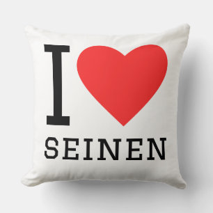Ich liebe seinen kissen