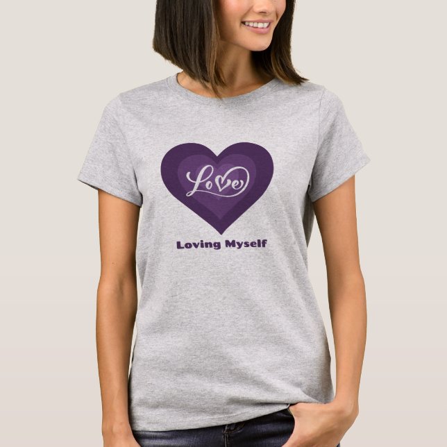 Ich liebe selbst die Liebe T-Shirt (Vorderseite)