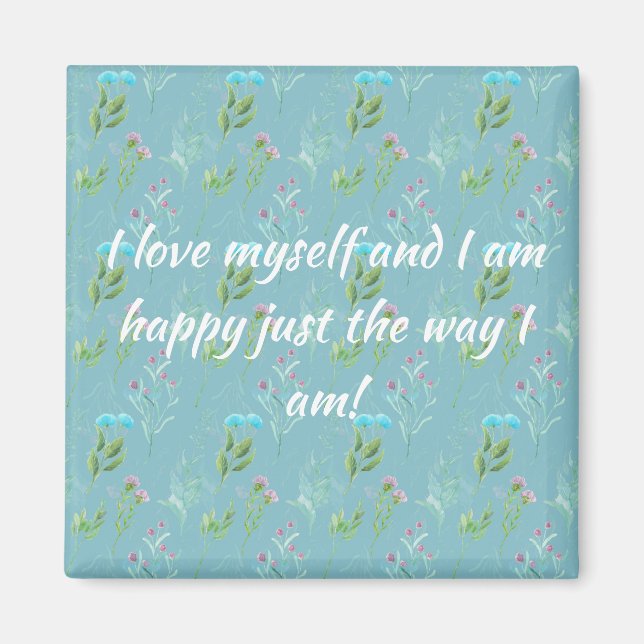 Ich Liebe selbst Magnet (Vorne)