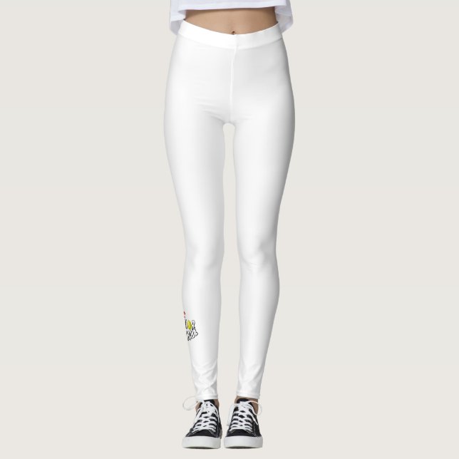 Ich liebe Senior-Softball-Leggings 3 Leggings (Vorderseite)