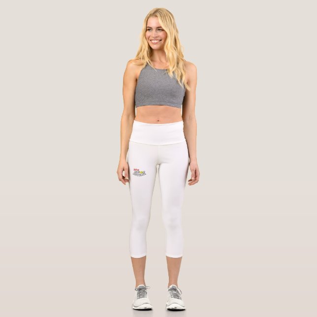 Ich liebe Senior-Softball-Leggings Capris (Vorderseite)