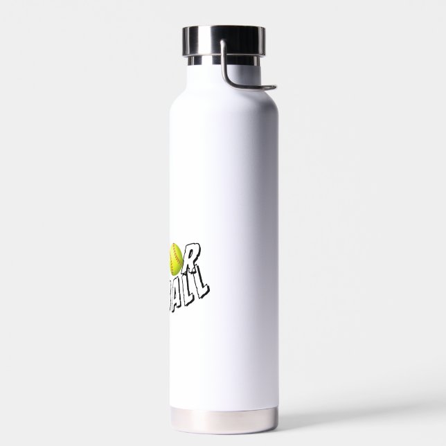 Ich liebe Senior-Softball-Tasse Trinkflasche (Links)