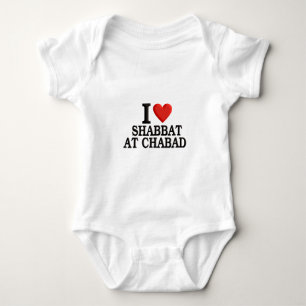 Ich Liebe Shabbat in Chabad Baby Strampler