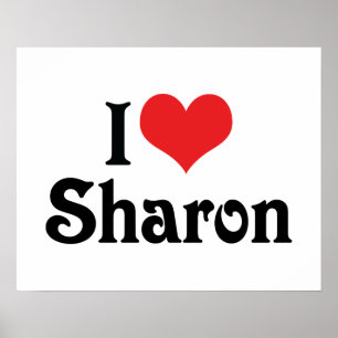 Ich liebe Sharon Poster