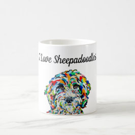 Ich Liebe Sheepadoodles 11 oz. Tasse