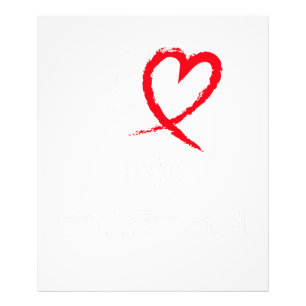 Ich Liebe Shirt meiner Freundin, ich höre meine Fr Fotodruck