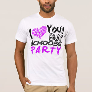 Ich Liebe Sie, aber ich wähle Party T-Shirt