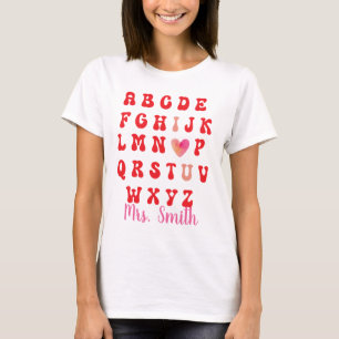 Ich Liebe Sie Alphabet Shirt