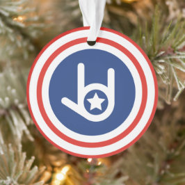 "Ich Liebe Sie Amerika" Ornament