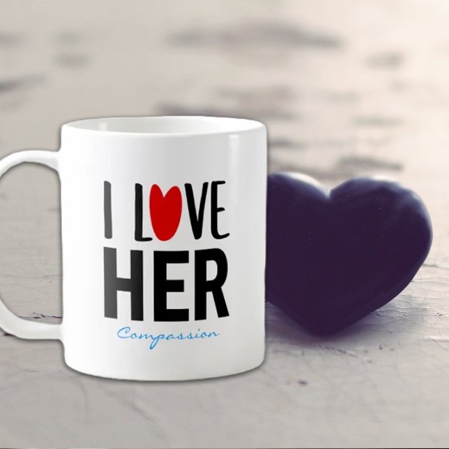 Ich Liebe sie... (Angewohnt), Valentinstag Kaffeetasse (Von Creator hochgeladen)