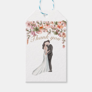 Ich Liebe Sie Aquarell Hochzeit floral elegant nie Geschenkanhänger