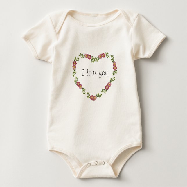 Ich Liebe Sie Baby Kleidung Baby Strampler (Vorderseite)