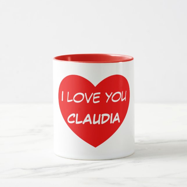 Ich Liebe, Sie benennen zwei Töne Tasse (Zentrum)