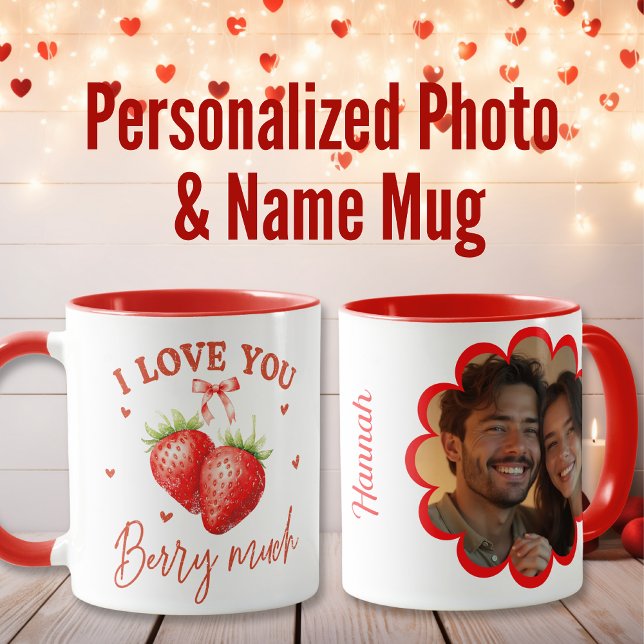 Ich Liebe Sie Berry Much Sweet Valentine's Day Tasse (I Love You Berry Much Sweet Valentine’s Day Mug)