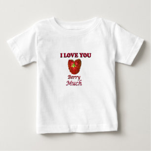 Ich Liebe Sie Berry viel Baby T-shirt