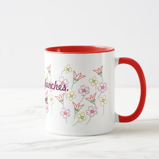 Ich Liebe Sie bunte, Mama, Blume Bouquet Tasse (Rechts)