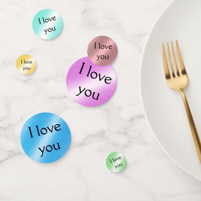 Ich Liebe Sie Confetti Konfetti (Gruppe)