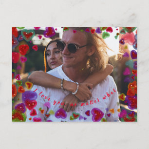 Ich Liebe Sie, egal, was 2 Postkarte