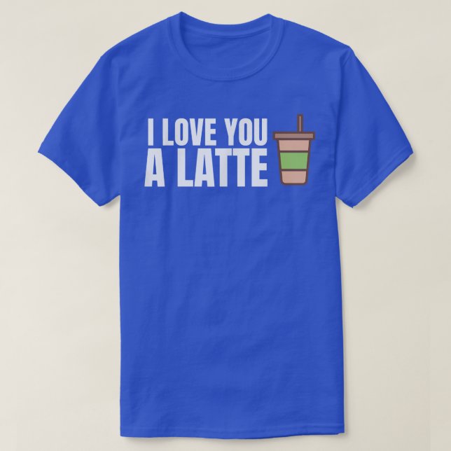 Ich Liebe, Sie ein Latein lustigen Kaffee Word Pub T-Shirt (Design vorne)