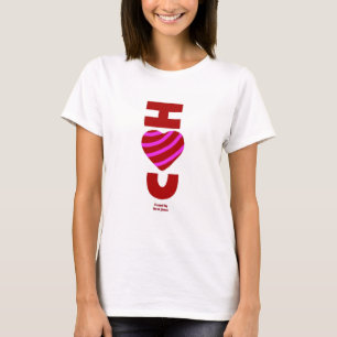 Ich Liebe Sie Frauen Weiß Basic T Shirt