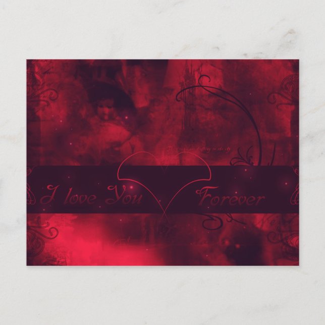 Ich Liebe Sie - für immer Postkarte (Vorderseite)