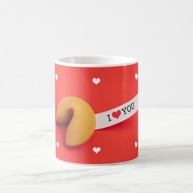Ich Liebe Sie Glückskeks Kaffeetasse (Mittel)