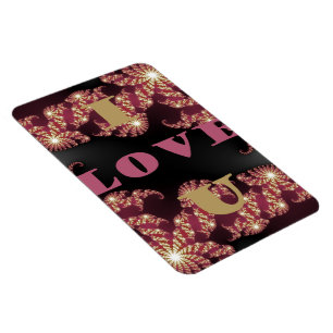 Ich Liebe, Sie haben einen schönen Tag und eine be Magnet