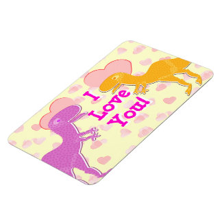 Ich Liebe, Sie haben T-Rex Dinosaurier mit Herz Ni Magnet