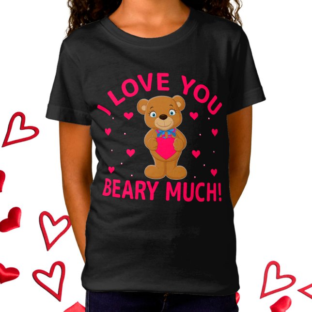Ich Liebe, Sie haben viel Teddybär. T-Shirt (Von Creator hochgeladen)