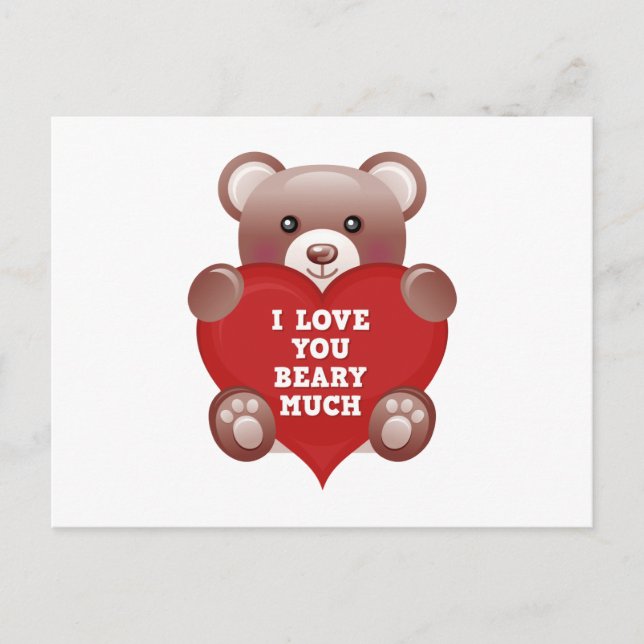 Ich Liebe, Sie haben viel zu sehen Postkarte (Vorderseite)