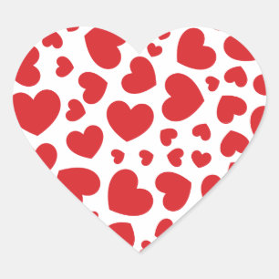 Ich Liebe Sie Herz-Aufkleber