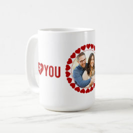 Ich Liebe Sie immer und für immer benutzerdefinier Kaffeetasse