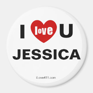 Ich Liebe Sie Jessica Magnet
