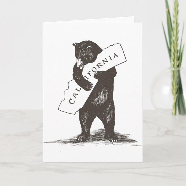 Ich Liebe Sie Kalifornien Karte (Vorderseite)