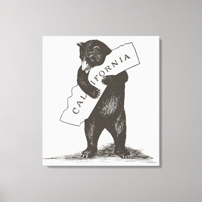 Ich Liebe Sie Kalifornien Leinwanddruck (Vorderseite)