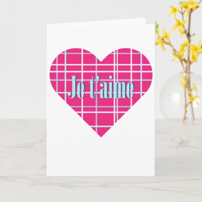 Ich Liebe Sie Karte (Gelbe Blume)