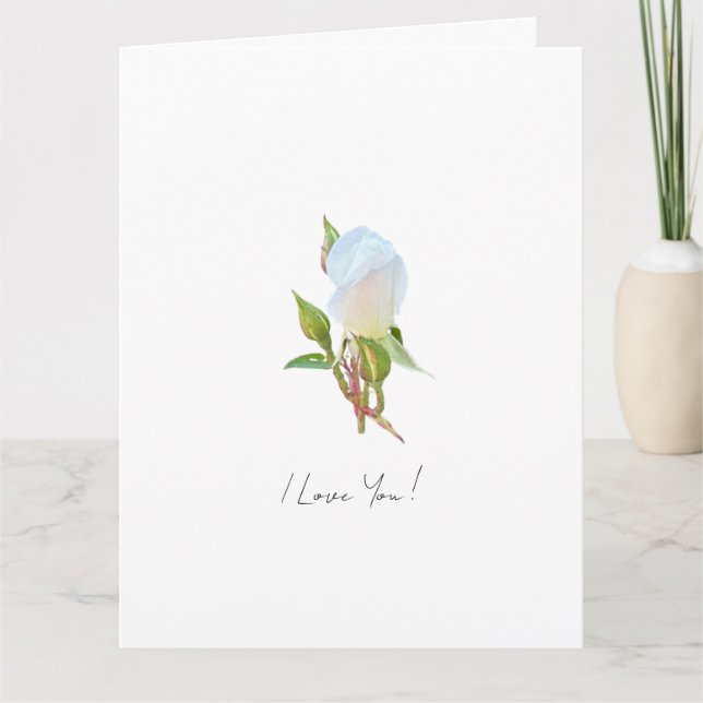 Ich Liebe Sie Karte (Vorderseite)