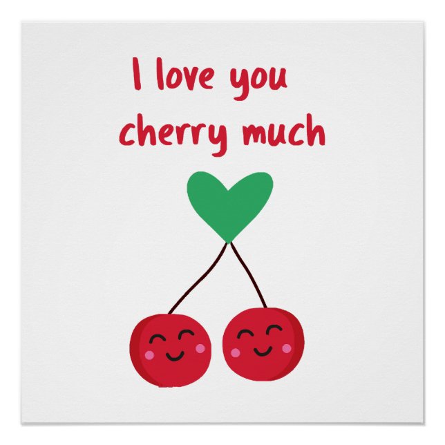 Ich Liebe, Sie kreuzen viel Valentine Poster (Vorderseite)