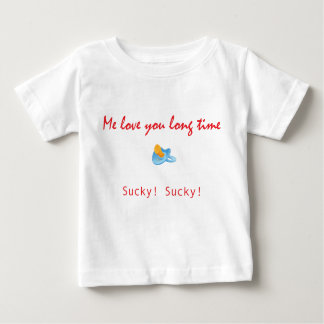 Ich Liebe Sie lange Zeit - Schnuller Baby T-shirt