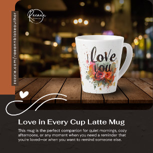 Ich Liebe Sie Latte Tasse