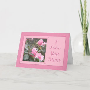 Ich Liebe, Sie Mama an Liebe gebunden Karte