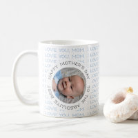 Ich Liebe Sie Mama glücklich Mutter Tag Baby Foto
