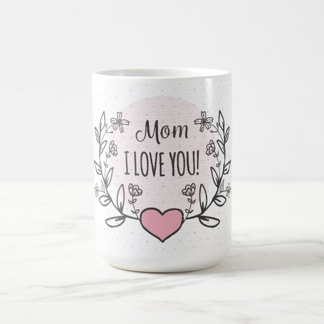 Ich Liebe Sie Mama Kaffee Tasse (Mittel)