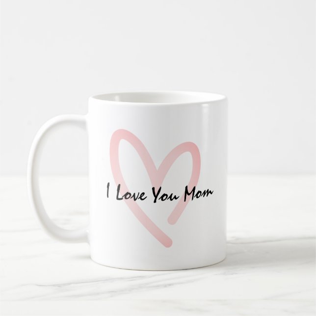 Ich Liebe Sie Mama Kaffeetasse (Links)