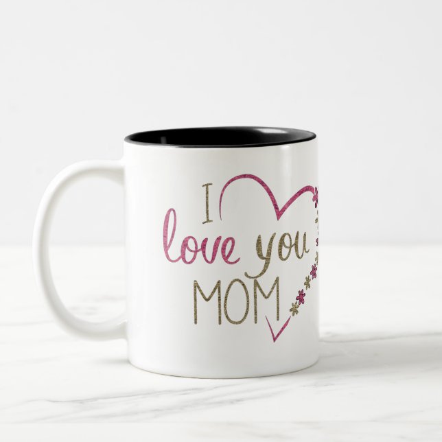 Ich Liebe Sie Mama Tasse (Links)