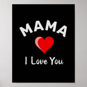 Ich Liebe Sie mama Value Poster