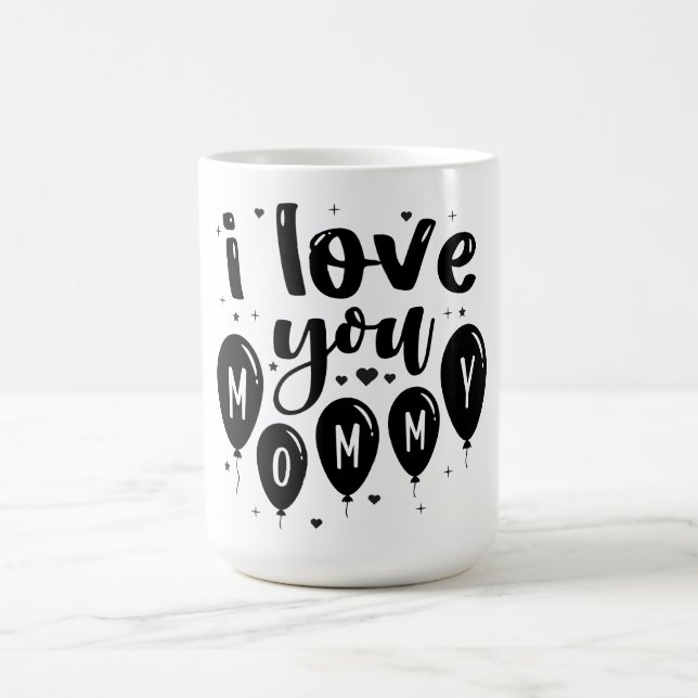 Ich Liebe, Sie Mami Kaffee Tasse (Mittel)
