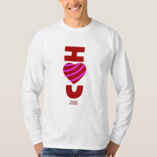 Ich Liebe Sie Männer Shirt mit langer Schlange